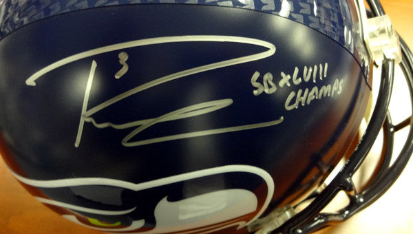 Russell Wilson Autographed Seattle Seahawks Super Bowl Full Size Helme –  Russell Wilson Direct