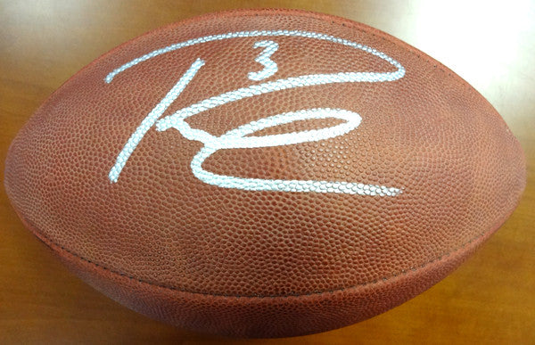 Russell Wilson Autographed Limited Edition Super Bowl Leather Football  Seattle Seahawks SB XLVIII Champs RW Holo Stock #162974