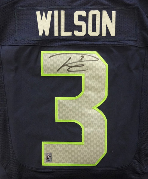 Denver Broncos Russell Wilson Nike Authentic Elite Jersey Size 56