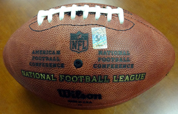 NFL - Seahawks Russell Wilson signed authentic football  The official  auction site of the National Football League