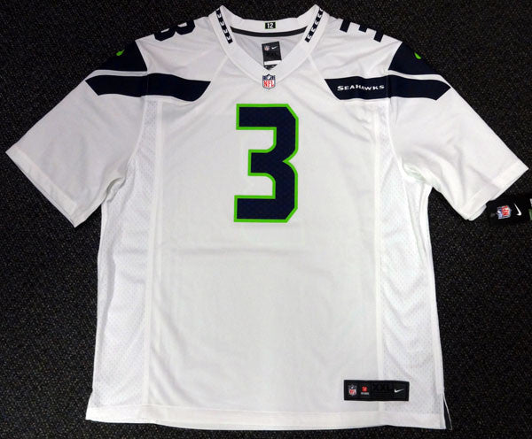 Seattle Seahawks Russell Wilson Autographed White Nike Jersey Size XXL –  Russell Wilson Direct