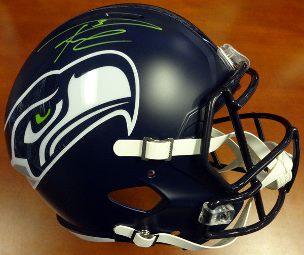 Russell Wilson Signed Seahawks Full-Size Authentic On-Field SpeedFlex Helmet  (Mill Creek Sports COA)