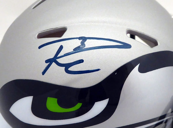 : Russell Wilson Autographed AMP Seattle Seahawks Speed Mini  Helmet In Blue RW Holo Stock #159115 - Autographed NFL Mini Helmets :  Collectibles & Fine Art