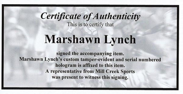 Russell Wilson & Marshawn Lynch Autographed NFL Leather Football Seaha –  CollectibleXchange